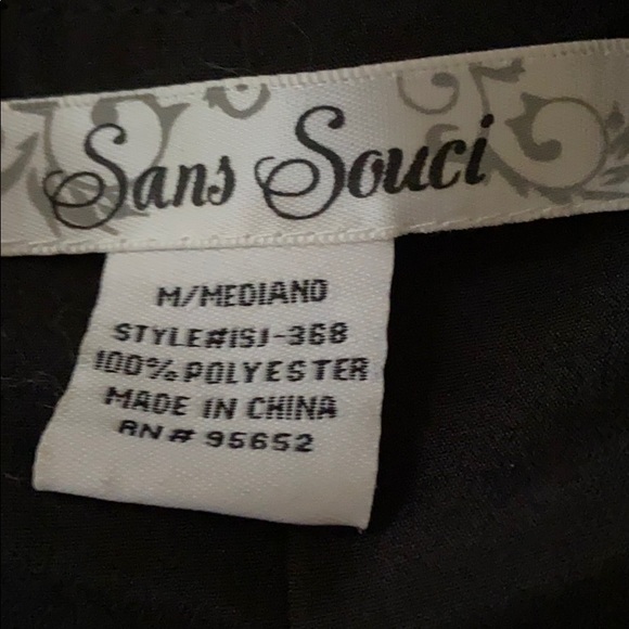 Black Sequined Sweater Style Jacket - Picture 3 of 3